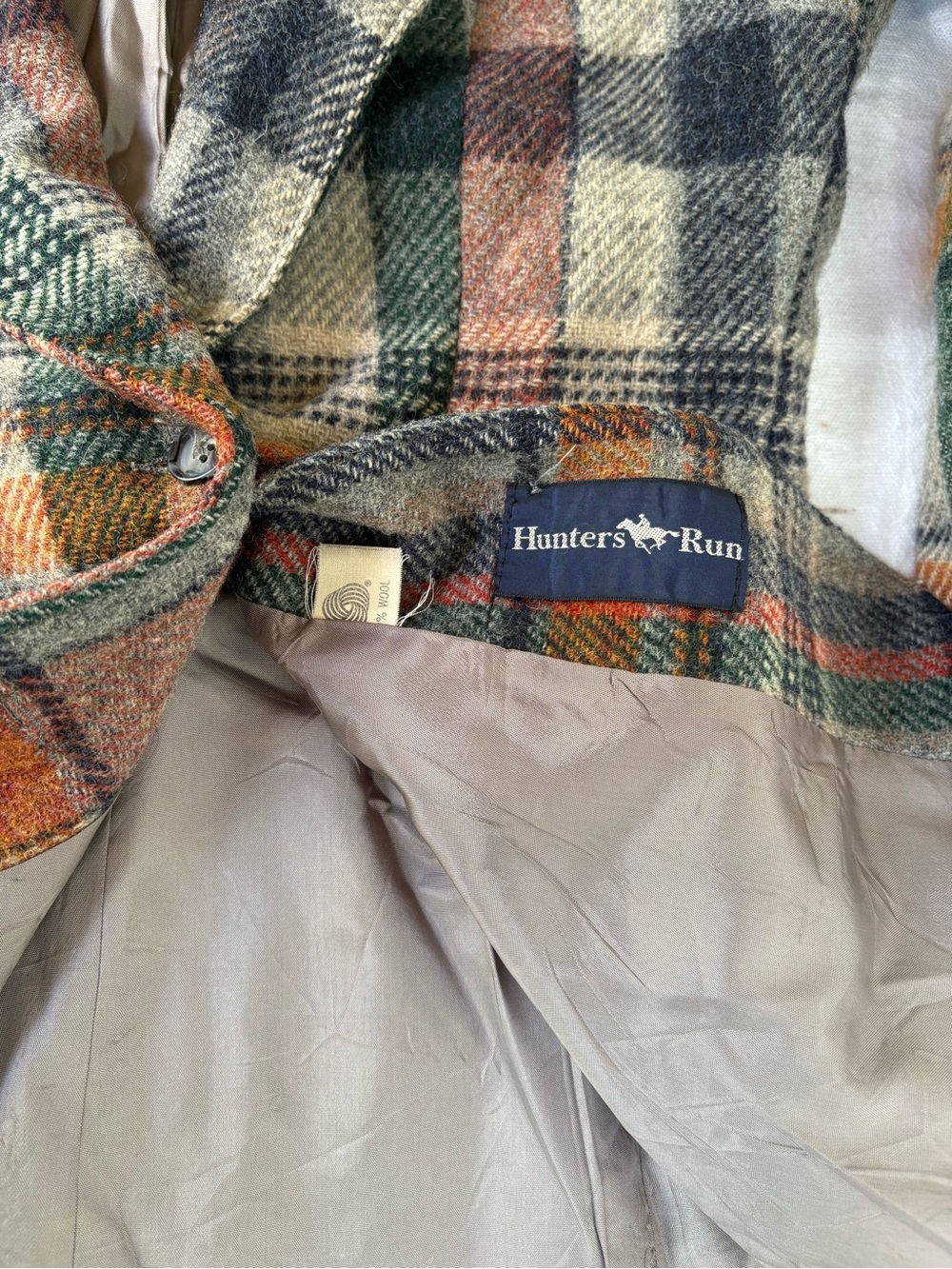 Vintage Hunters Run Wool Blazer Small - Picture 7 of 12